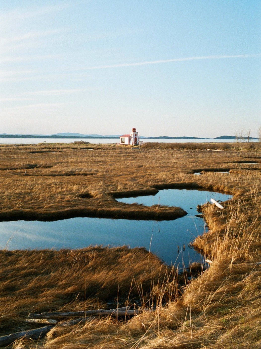 Paysage du fleuve près de Saint-André-de-Kamouraska.